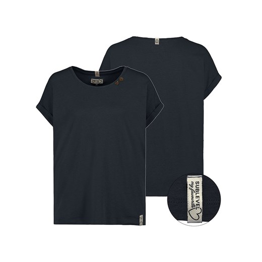 Sublevel Koszulka w kolorze granatowym ze sklepu Limango Polska w kategorii Bluzki damskie - zdjęcie 187788879