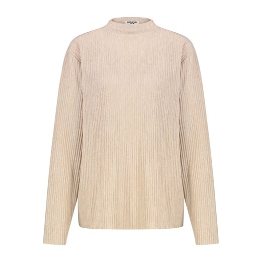 Sublevel Koszulka w kolorze beżowym ze sklepu Limango Polska w kategorii Bluzki damskie - zdjęcie 187788989