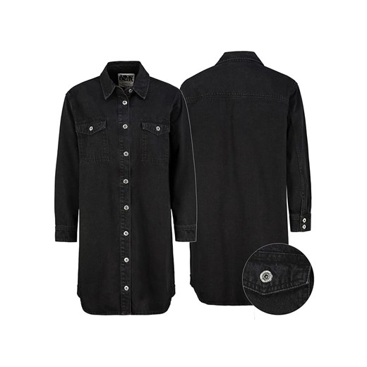 Sublevel Sukienka dżinsowa w kolorze czarnym ze sklepu Limango Polska w kategorii Sukienki - zdjęcie 187789719