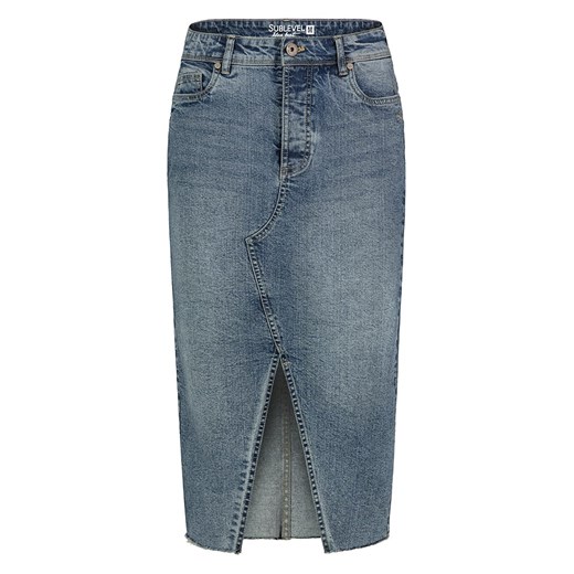 Sublevel Spódnica dżinsowa w kolorze niebieskim ze sklepu Limango Polska w kategorii Spódnice - zdjęcie 187789765