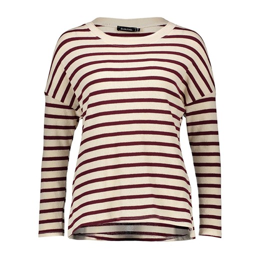 Sublevel Sweter w kolorze kremowo-ciemnobrązowym ze sklepu Limango Polska w kategorii Swetry damskie - zdjęcie 187789829