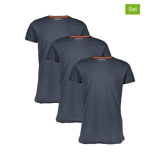 Sublevel Koszulki (3 szt.) w kolorze granatowym ze sklepu Limango Polska w kategorii T-shirty męskie - zdjęcie 187789945