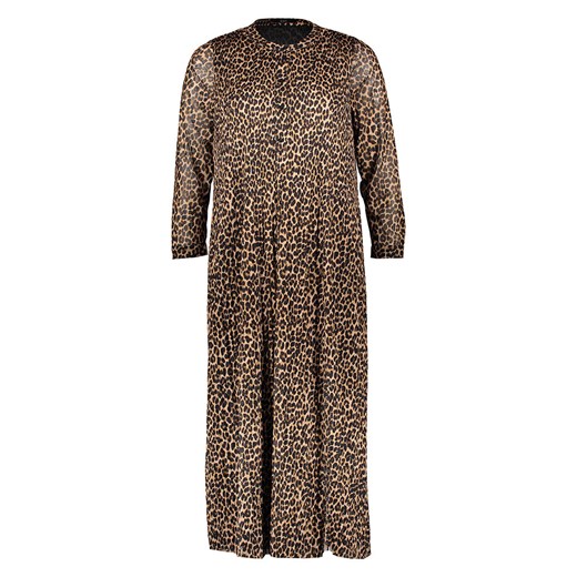 Oui Sukienka w kolorze jasnobrązowo-czarnym ze sklepu Limango Polska w kategorii Sukienki - zdjęcie 187790086