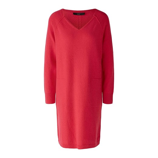 Oui Dzianinowa sukienka w kolorze czerwonym ze sklepu Limango Polska w kategorii Sukienki - zdjęcie 187790307