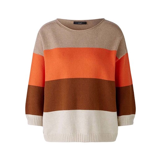 Oui Sweter w kolorze beżowo-pomarańczowo-brązowym ze sklepu Limango Polska w kategorii Swetry damskie - zdjęcie 187790457