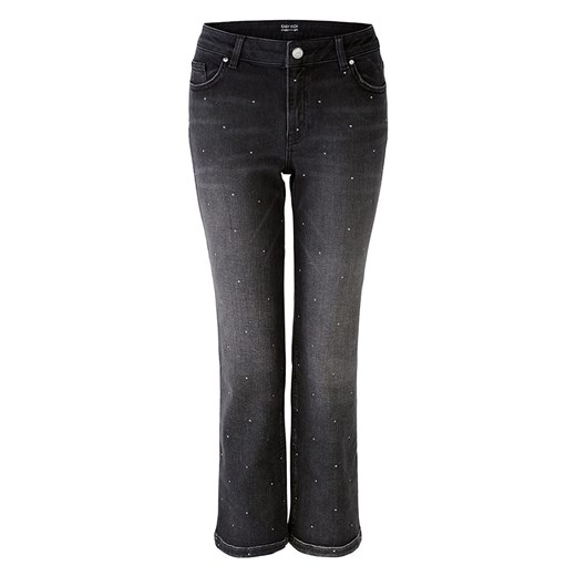 Oui Dżinsy - Slim fit - w kolorze antracytowym ze sklepu Limango Polska w kategorii Jeansy damskie - zdjęcie 187790476