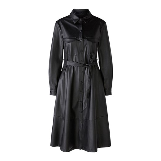 Oui Sukienka w kolorze czarnym ze skóry syntetycznej ze sklepu Limango Polska w kategorii Sukienki - zdjęcie 187790496