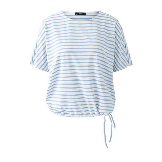 Oui Koszulka w kolorze błękitno-białym ze sklepu Limango Polska w kategorii Bluzki damskie - zdjęcie 187790607