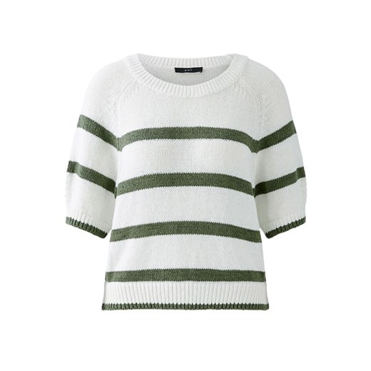 Oui Sweter w kolorze biało-oliwkowym ze sklepu Limango Polska w kategorii Swetry damskie - zdjęcie 187790619