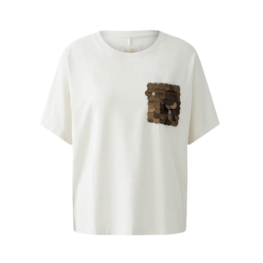 Oui Koszulka w kolorze kremowym ze sklepu Limango Polska w kategorii Bluzki damskie - zdjęcie 187790719