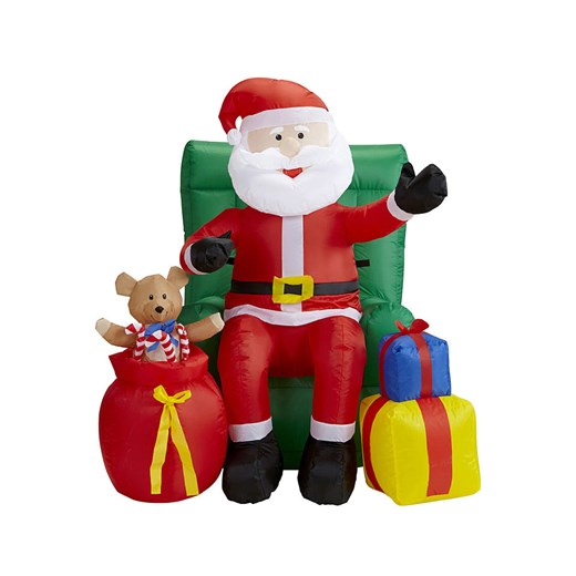 Widmann Dmuchany Święty Mikołaj ze wzorem - wys. 122 cm ze sklepu Limango Polska w kategorii Dekoracje - zdjęcie 187791318