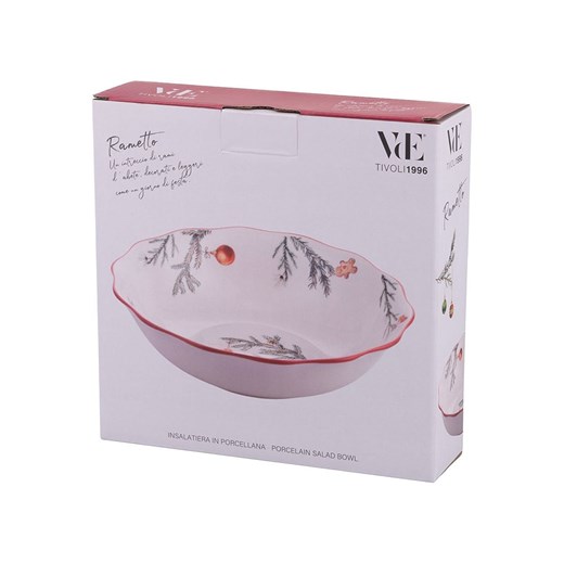 Villa d´Este Salaterka &quot;Rametto&quot; w kolorze biało-zielono-czerwonym - Ø Villa D´este onesize Limango Polska okazja