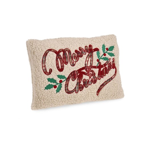 Bizzotto Poduszka &quot;Christmas&quot; w kolorze beżowym - 32 x 45 cm ze sklepu Limango Polska w kategorii Poduszki dekoracyjne - zdjęcie 187791707