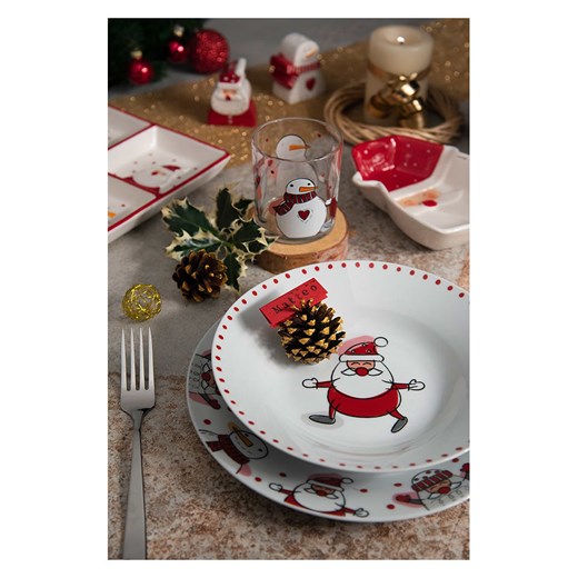 Trendy Kitchen by EXCÉLSA Szklanki (3 szt.) &quot;Snowman&quot; w kolorze Trendy Kitchen By Excélsa onesize promocyjna cena Limango Polska