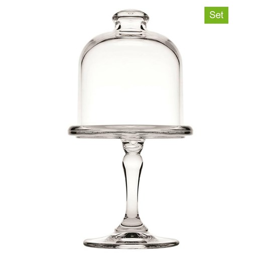 Trendy Kitchen by EXCÉLSA 2-częściowy zestaw do serwowania - wys. 18 cm ze sklepu Limango Polska w kategorii Misy i tace dekoracyjne - zdjęcie 187792087