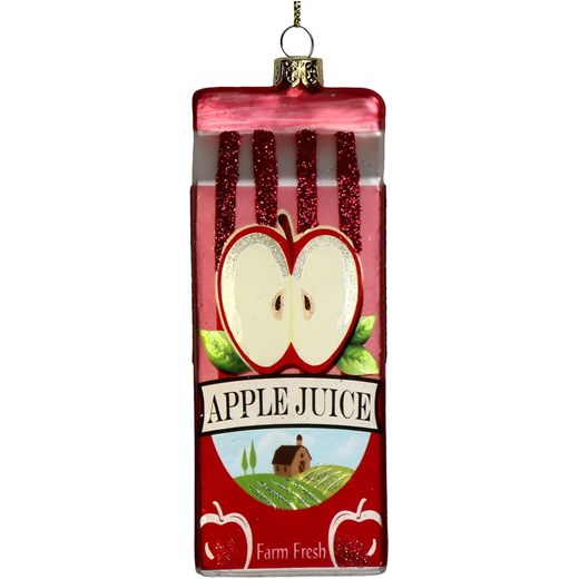 Kersten Bombka &quot;Apple Juice&quot; w kolorze czerwonym - wys. 12,7 cm ze sklepu Limango Polska w kategorii Dekoracje bożonarodzeniowe - zdjęcie 187792298