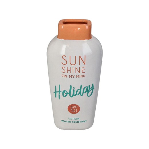 Kersten Wazon &quot;Sunscreen&quot; w kolorze białym - 8,8 x 19 x 5,6 cm ze sklepu Limango Polska w kategorii Wazony - zdjęcie 187792397