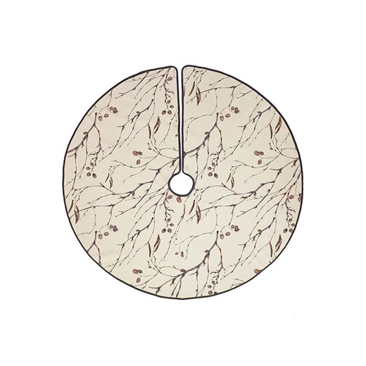 Butter Kings Spódnica choinkowa w kolorze kremowo-jasnobrązowym - Ø 130 cm ze sklepu Limango Polska w kategorii Dywany - zdjęcie 187792875