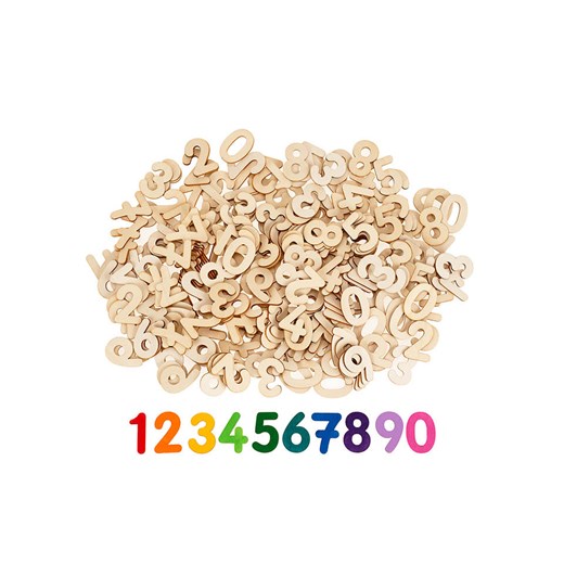 SUNNYSUE 300-częściowy zestaw drewnianych cyfr - 3+ ze sklepu Limango Polska w kategorii Zabawki - zdjęcie 187793205