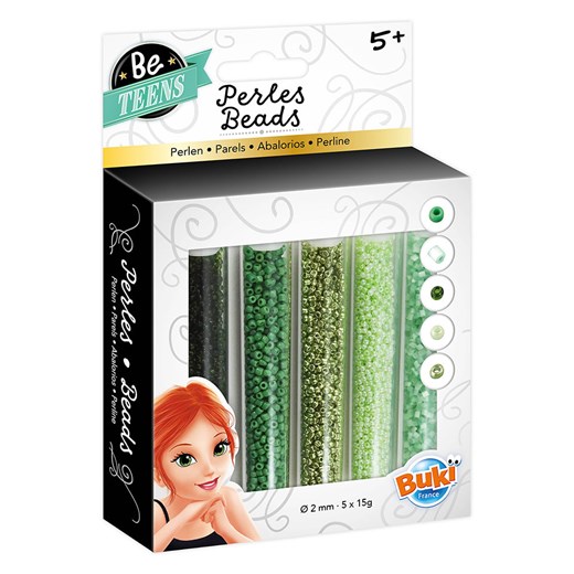 BUKI Zestaw koralików &quot;Green&quot; - 5+ ze sklepu Limango Polska w kategorii Zabawki - zdjęcie 187793299