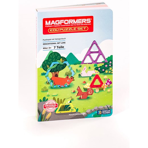 MAGFORMERS 7-częściowy zestaw magnetyczny &quot;Edu Puzzle&quot; - 3+ ze sklepu Limango Polska w kategorii Zabawki - zdjęcie 187793387