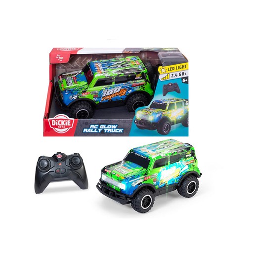 Dickie Toys Pojazd zdalnie sterowany &quot;Glow Rally Truck&quot; - 6+ ze sklepu Limango Polska w kategorii Zabawki - zdjęcie 187793449