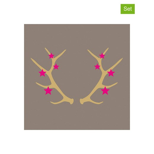 ppd Serwetki (40 szt.) &quot;Winter&quot; w kolorze szarobrązowym Ppd onesize promocyjna cena Limango Polska