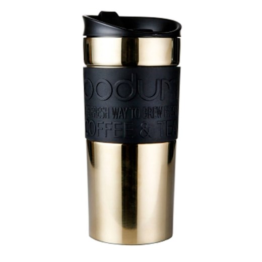 bodum Kubek termiczny &quot;Travel Mug&quot; w kolorze złotym - 350 ml ze sklepu Limango Polska w kategorii Kubki - zdjęcie 187793845