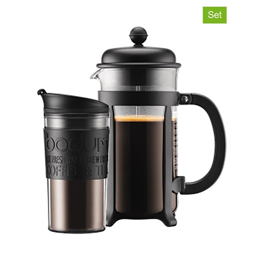 bodum 2-częściowy zestaw &quot;Java&quot; w kolorze czarnym do kawy ze sklepu Limango Polska w kategorii Dzbanki i zaparzacze - zdjęcie 187793979