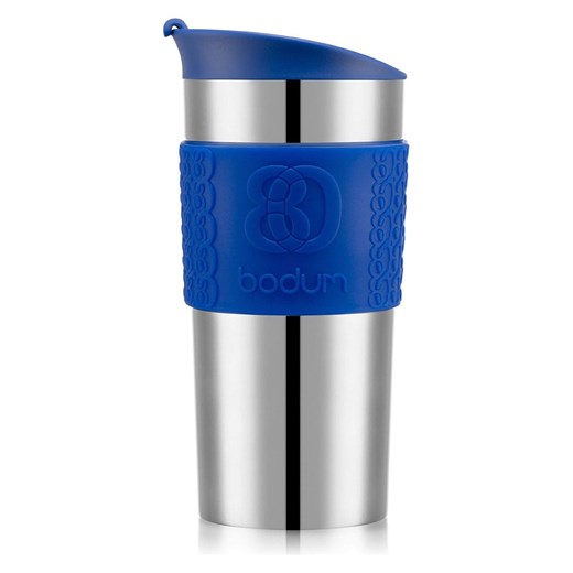 bodum Kubek termiczny &quot;Travel Mug&quot; w kolorze niebieskim - 350 ml ze sklepu Limango Polska w kategorii Kubki - zdjęcie 187793988
