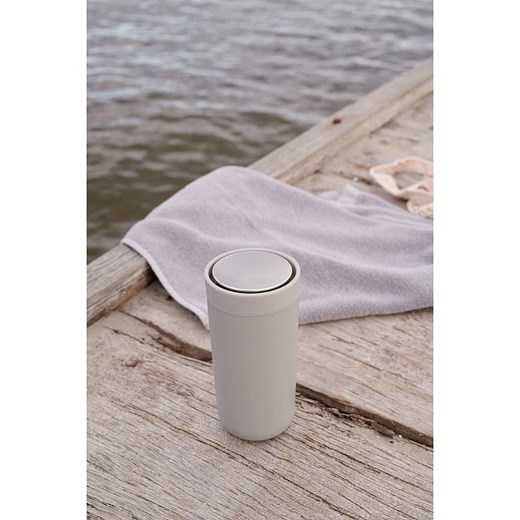 Stelton Kubek termiczny &quot;To Go Click&quot; w kolorze błękitnym - 400 ml Stelton onesize okazja Limango Polska