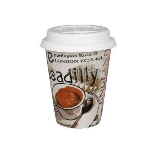 Könitz Kubek To-Go &quot;Coffee Style England&quot; ze wzorem - 380 ml ze sklepu Limango Polska w kategorii Kubki - zdjęcie 187794426