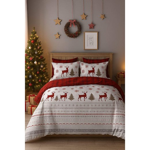 Elizabed Komplet pościeli w kolorze biało-czerwono-szarym ze sklepu Limango Polska w kategorii Pościele - zdjęcie 187794455