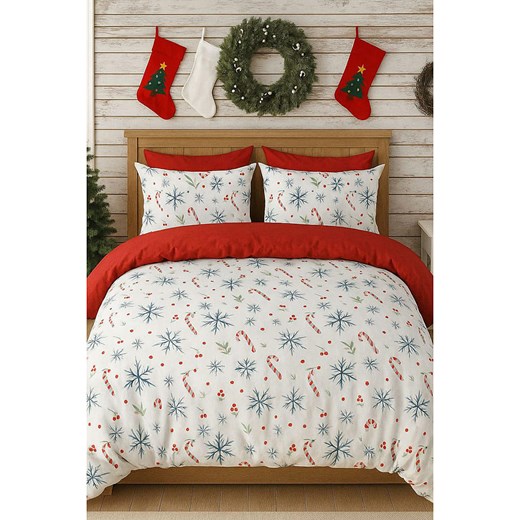 Elizabed Komplet pościeli renforcé w kolorze biało-czerwono-niebieskim ze sklepu Limango Polska w kategorii Pościele - zdjęcie 187794498