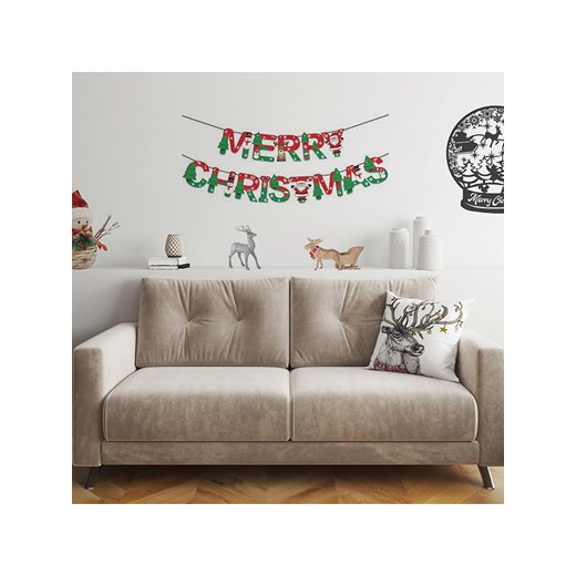 ABERTO DESIGN Poduszka w kolorze białym ze wzorem Aberto Design 43x43 cm Limango Polska promocja