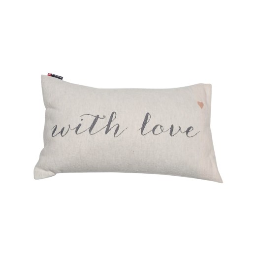 David Fussenegger Poszewka &quot;Silvretta - With Love&quot; w kolorze beżowym na poduszkę ze sklepu Limango Polska w kategorii Poduszki dekoracyjne - zdjęcie 187794536