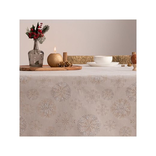 Mint Rugs Obrus &quot;Christmas Snowberry&quot; w kolorze srebrno-kremowym Mint Rugs 155x200 cm okazja Limango Polska