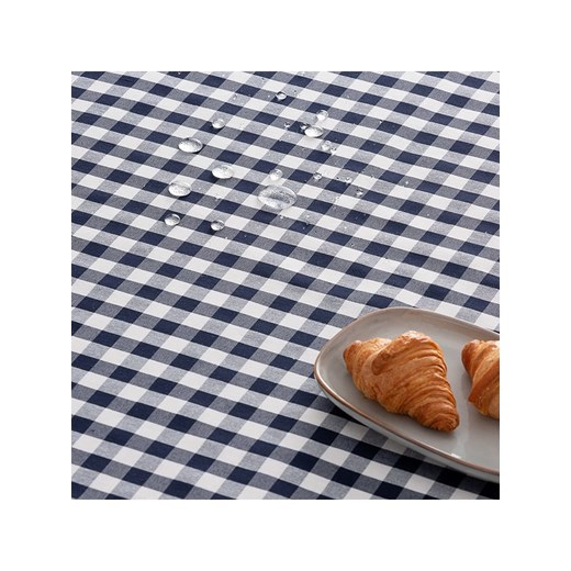 GAMUSI Obrus &quot;Vichy&quot; w kolorze granatowym Gamusi 140x180 cm wyprzedaż Limango Polska