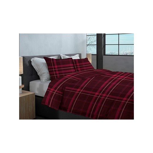 HNL Komplet pościeli flanelowej &quot;Silvan&quot; w kolorze czerwonym Hnl 140x220 cm promocja Limango Polska