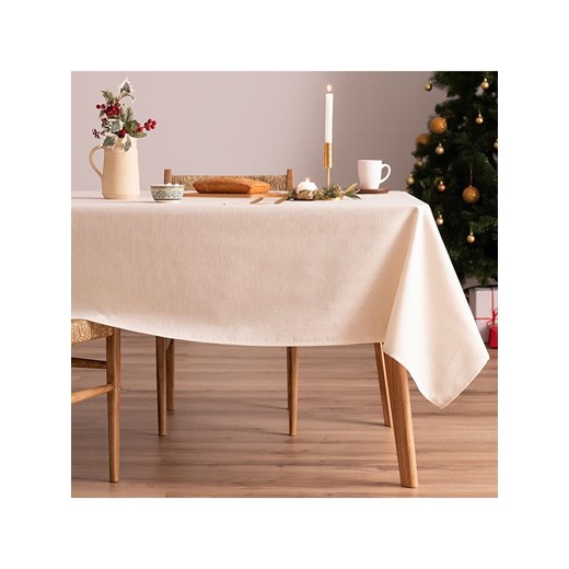 Mint Rugs Obrus &quot;Christmas Evolet&quot; w kolorze beżowym ze sklepu Limango Polska w kategorii Obrusy i bieżniki - zdjęcie 187794808