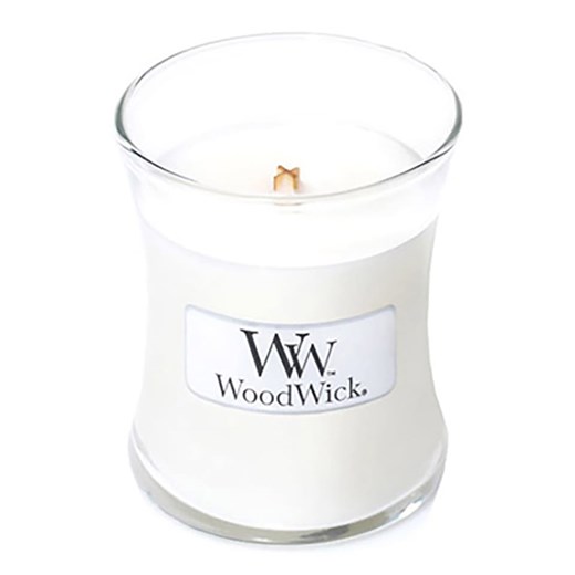 WoodWick Świeca zapachowa &quot;Linen&quot; - 85 g ze sklepu Limango Polska w kategorii Świece i dyfuzory - zdjęcie 187794825