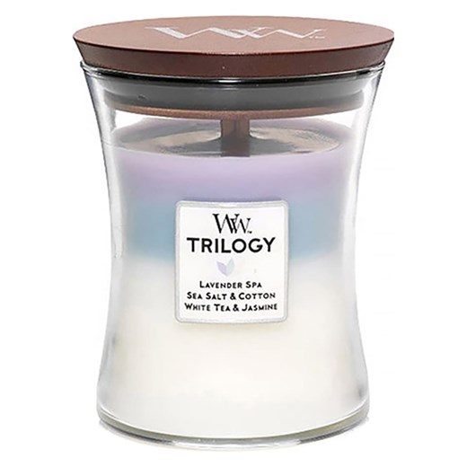 WoodWick Świeca zapachowa &quot;Trilogy - Calming Retreat&quot; - 275 g ze sklepu Limango Polska w kategorii Świece i dyfuzory - zdjęcie 187794855