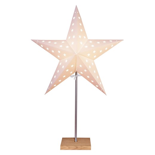 STAR Trading Lampa stojąca &quot;Leo&quot; w kolorze beżowym - 43 x 65 cm Star Trading onesize wyprzedaż Limango Polska