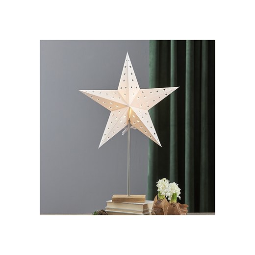 STAR Trading Lampa stojąca &quot;Leo&quot; w kolorze beżowym - 43 x 65 cm Star Trading onesize wyprzedaż Limango Polska