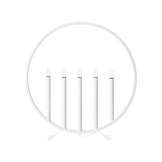 Marksljöd Lampa adwentowa &quot;Surround&quot; w kolorze białym - 47 x 50 cm ze sklepu Limango Polska w kategorii Dekoracje bożonarodzeniowe - zdjęcie 187795048