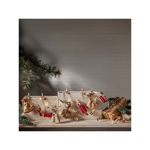 STAR Trading Łańcuch świetlny LED &quot;Clippy Advent&quot; w różnych kolorach - Star Trading onesize okazyjna cena Limango Polska