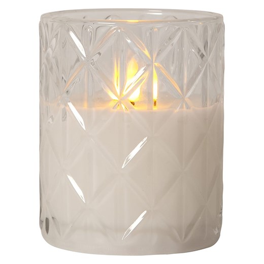 STAR Trading Świecznik LED &quot;Flamme Romb&quot; w kolorze białym ze sklepu Limango Polska w kategorii Świeczniki - zdjęcie 187795188