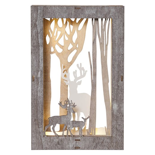 STAR Trading Dekoracja LED &quot;Fauna&quot; w kolorze ciepłej bieli - 18 x 28 cm ze sklepu Limango Polska w kategorii Dekoracje bożonarodzeniowe - zdjęcie 187795336