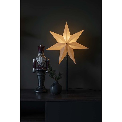 Konstsmide Lampa dekoracyjna &quot;Star&quot; w kolorze beżowym - 65 x 40 cm Konstsmide onesize Limango Polska wyprzedaż