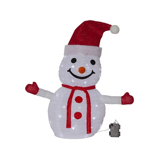 STAR Trading Figurka dekoracyjna LED &quot;Tecidy&quot; w kolorze białym - 67 x 70 cm ze sklepu Limango Polska w kategorii Oświetlenie - zdjęcie 187795437